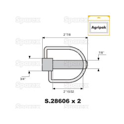 AGRIPAK L / PIN &amp; CHAIN ??19 MM