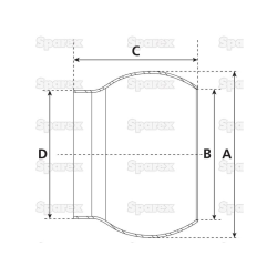 Welding piece 4 &quot;B