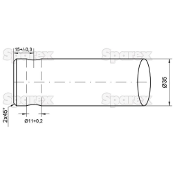 Chilton tines (bolt fastening) 760mm