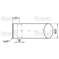 Bent prongs (bolt fastening)