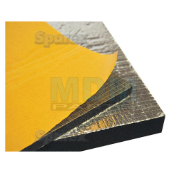 Fireproof foam mat 25mm (self-adhesive)