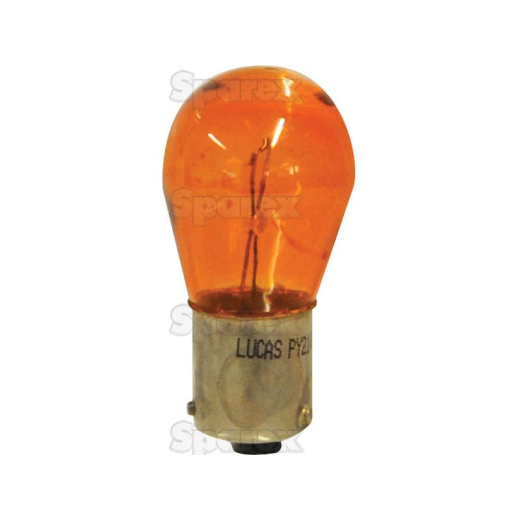 BULB 12V 21W BAU15S AMBER (2)