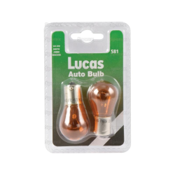 BULB 12V 21W BAU15S AMBER (2)