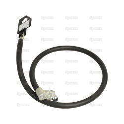 Battery Strap-Sleeved 900mm Black 50mm² Cable