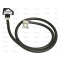 Battery Strap-Sleeved 1300mm Black 50mm² Cable