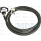 Battery Strap-Sleeved 2000mm Black 50mm² Cable