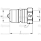 COUPLING MALE 3/8" - HNV