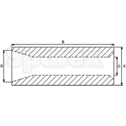 BUSH 57 X 145MM