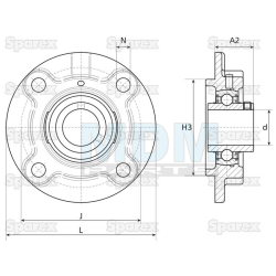 NTN BEARING UCFC209