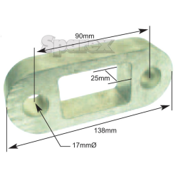 BALL HITCH SPACER-1 "