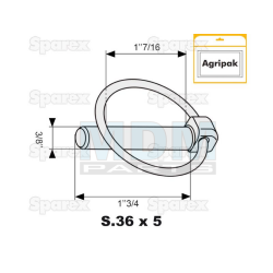 Cotter Pin-Agripak- 9 Mm