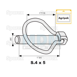 Cotter pin Agripak 8mm