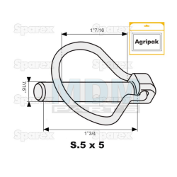 Cotter pin Agripak 10.5mm