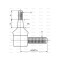 Ball joint 100mm M24 and M16