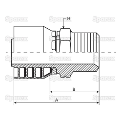 Anschlusszapfen BSP 1/4X19 DN6