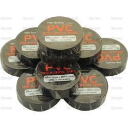 Black insulating tape