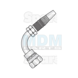 Einschraubstutzen 90° NW6  1/4" BSP innen