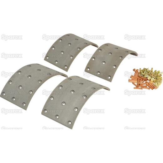 Brake pad set 4 pieces (K262705) with rivets