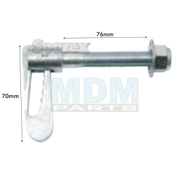 DROPLOCK PIN ASSEMBLY-76MM