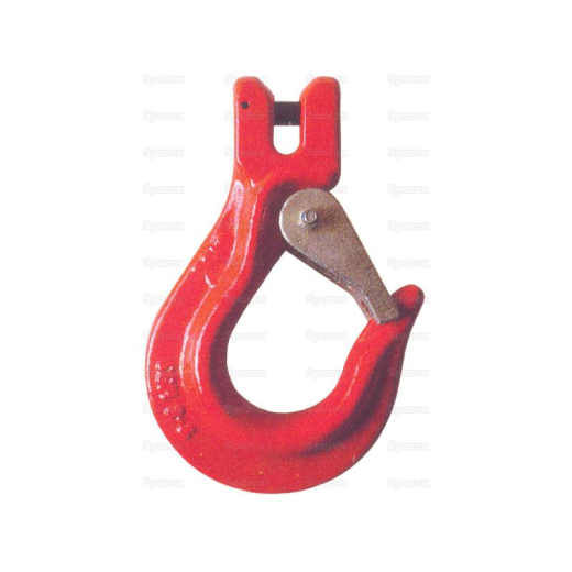 Load hook with safety 8mm