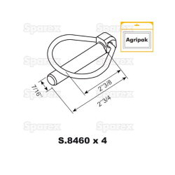 Klappsplinte 4x S.8460 Agripak