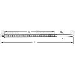CABLE TIE-370MMX7.6MM