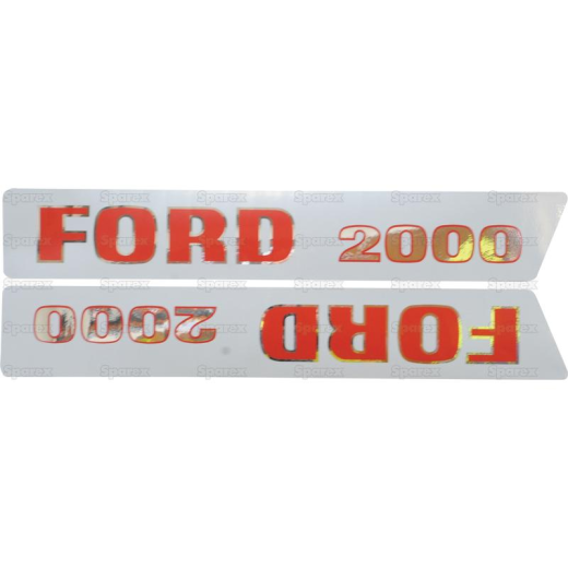 Typenschild Ford 2000