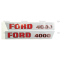 Ford 4000 nameplate