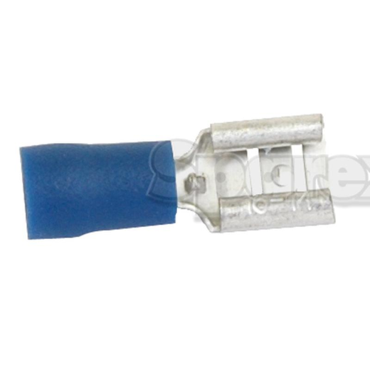 Cable lug 6.3mm blue (50)