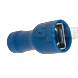 Cable lug 6.6mm blue (100)