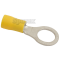 Cable lug 10.5mm yellow (50)