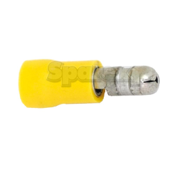 Cable lug 5.0mm yellow (50)