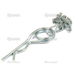 CHAIN &amp; PIN-4MM FOR BALL HITCH