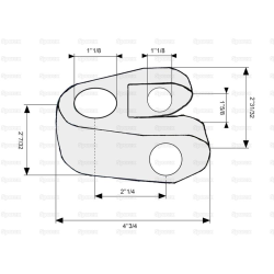 Cardan end piece 28