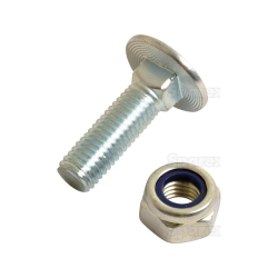 BOLT & NUT M10 X 30MM CUP HEAD